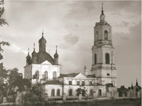 Церковь в селе Ельтесуново (1809-1960) в Собинском районе Владимирской области фото vgv