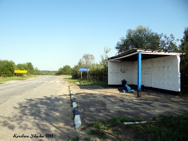 Остановка село Арбузово в Собинском районе Владимирской области фото vgv