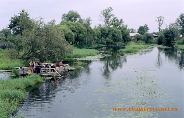 река Судогда в районе райцетра в Судогодском районе Владимирской области фото vgv