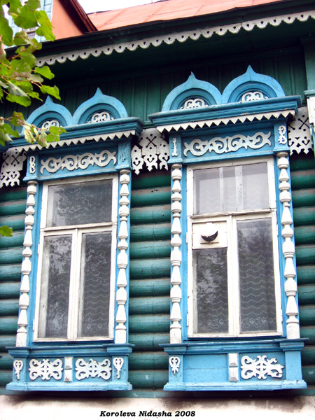 деревянные резные наличники дома 47 по улице Ленина в Судогодском районе Владимирской области фото vgv