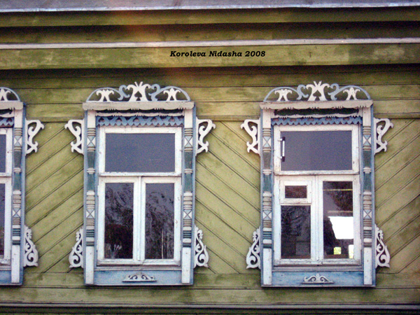 деревянные наличники на улице Пионерская 5 в Судогодском районе Владимирской области фото vgv