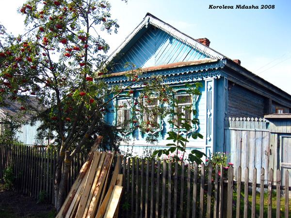 деревянные резные наличники на улице Пушкина 32 в Судогодском районе Владимирской области фото vgv