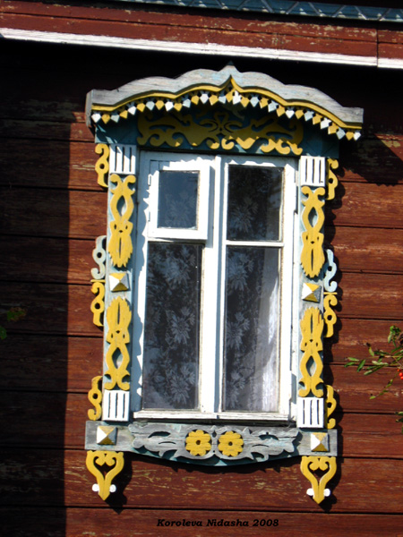 деревянные резные наличники на Пушкина 44 в Судогодском районе Владимирской области фото vgv