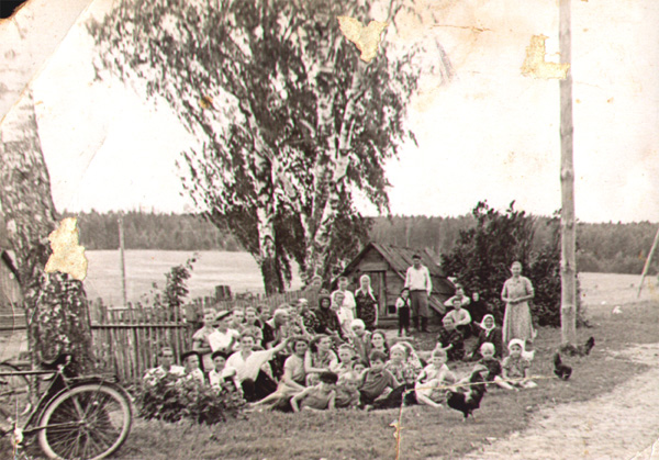 Деревня Максимовка середина 50-х 20-го века в Судогодском районе Владимирской области фото vgv