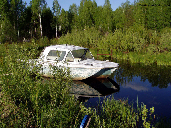 «Попахали - теперь можно и поплавать» фотоулибка в деревне Маслово 2008 г. в Судогодском районе Владимирской области фото vgv
