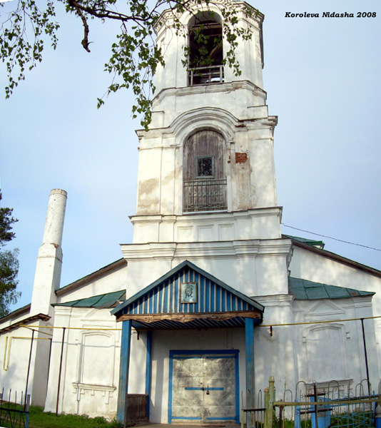храм Преображения Господня в Чамерево в Судогодском районе Владимирской области фото vgv