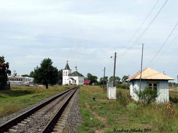 Железнодорожный переезд в п. Головино в Судогодском районе Владимирской области фото vgv