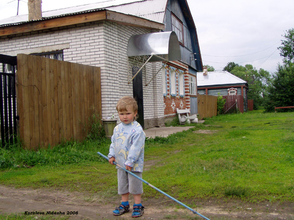 фотоэтюд «На фоне дома своего» в деревне Даниловка 2008 год в Судогодском районе Владимирской области фото vgv