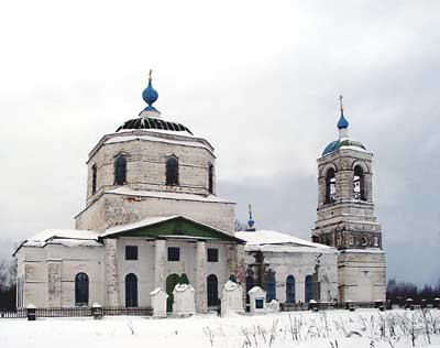 храм Живоначальной Троицы в Судогодском районе Владимирской области фото vgv