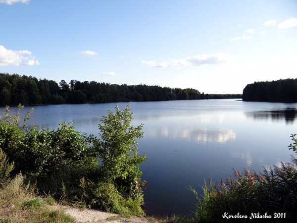 озеро в окресностях деревни Коняево в Судогодском районе Владимирской области фото vgv