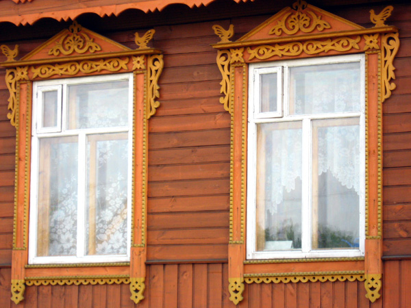 деревянные наличники на Гоголя 4 в Суздальском районе Владимирской области фото vgv