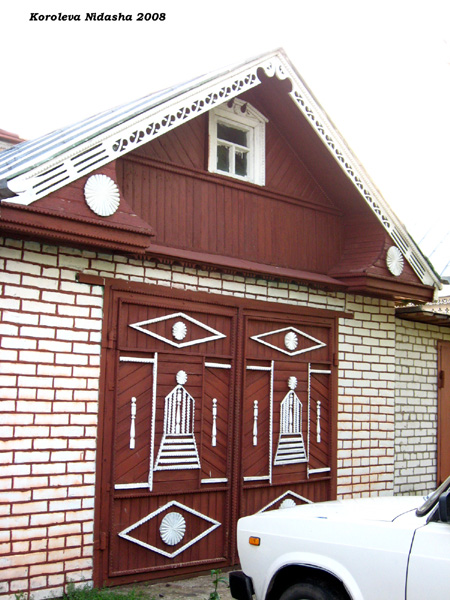 деревянные наличники и ворота в Суздальском районе Владимирской области фото vgv