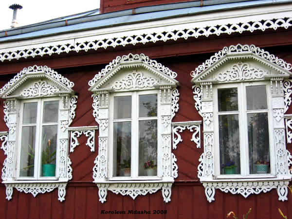 деревянные наличники и ворота в Суздальском районе Владимирской области фото vgv
