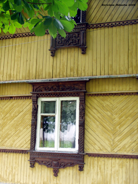 деревянные резные наличники на Калинина 2 в Суздале в Суздальском районе Владимирской области фото vgv