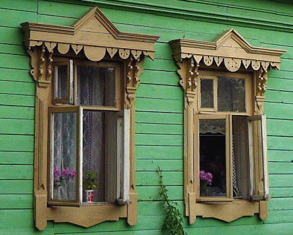 деревянные резные наличники на Лебедева 7 в Суздальском районе Владимирской области фото vgv