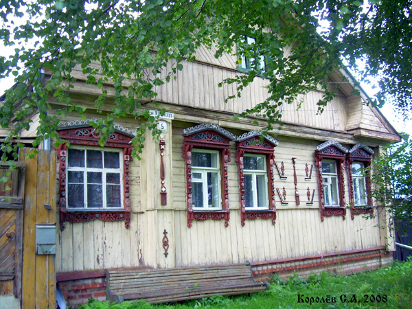 деревянные резные наличники на Лебединского 5 в Суздальском районе Владимирской области фото vgv