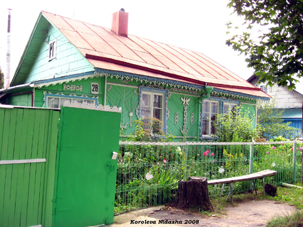 ажурная деревянная резьба по фасаду дома в Суздальском районе Владимирской области фото vgv