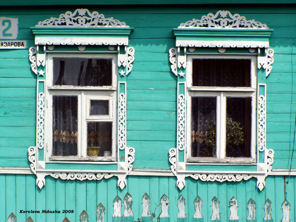 деревянные наличники на Назарова 2 в Суздальском районе Владимирской области фото vgv