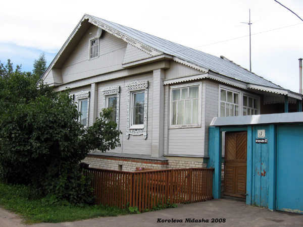 деревянные наличники дома 17 на Октябрьской улице в Суздале в Суздальском районе Владимирской области фото vgv