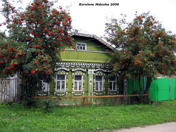 деревянные наличники дома 23 на Октябрьской в Суздале в Суздальском районе Владимирской области фото vgv