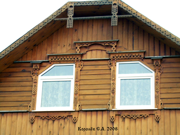 деревянные наличники на Пионерской 18 в Суздале в Суздальском районе Владимирской области фото vgv