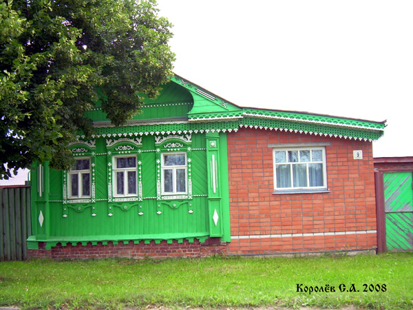 деревянные наличники на Пушкарской 9 в Суздале в Суздальском районе Владимирской области фото vgv