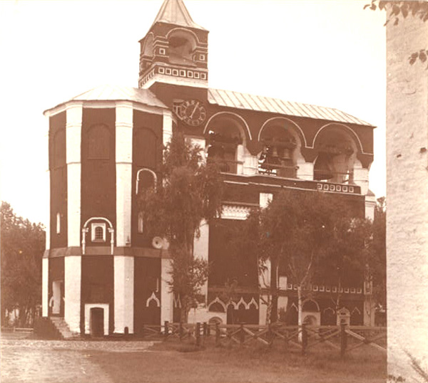 звонница Спасо-Ефимиева монастыря фото 1912 г. в Суздальском районе Владимирской области фото vgv