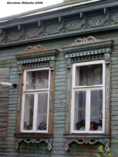 деревянные наличники на Первомайской 4 в Боголюбово в Суздальском районе Владимирской области фото vgv
