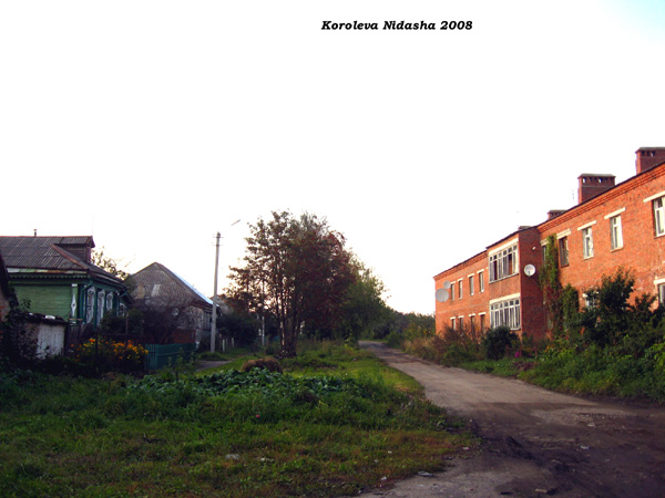 поселок Боголюбово Заводская улица в Суздальском районе Владимирской области фото vgv
