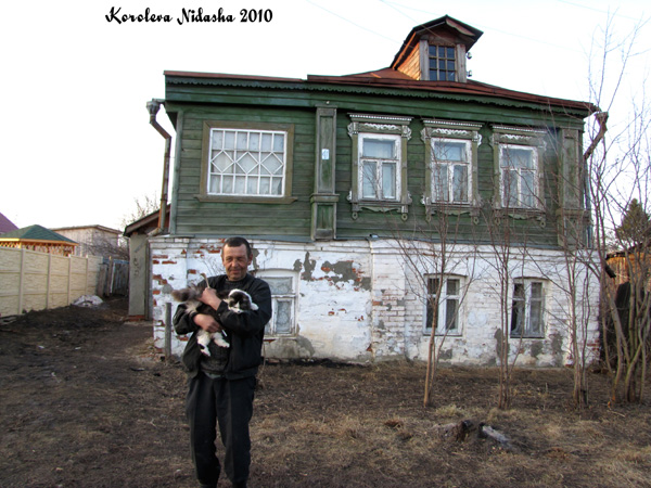 дядя Миша и его кот 2010 г. в Суздальском районе Владимирской области фото vgv
