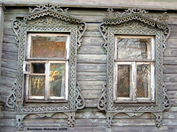 деревянные наличники деревни Сущево в Суздальском районе Владимирской области фото vgv
