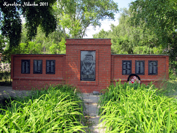 Памятник погибшим в годы ВОВ 1941-1945гг. в Суздальском районе Владимирской области фото vgv