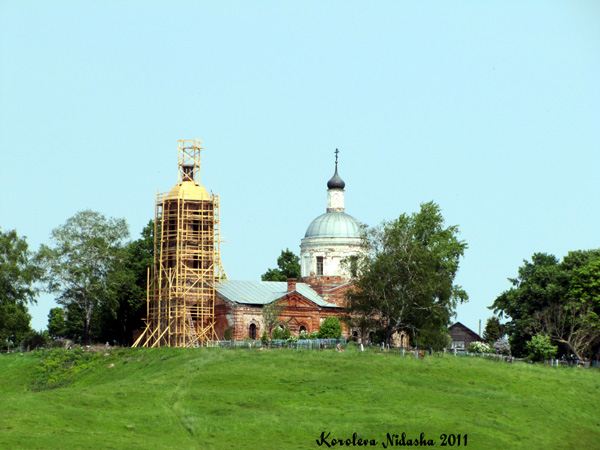 Преображенская церковь с колокольней 1857 г. в Суздальском районе Владимирской области фото vgv
