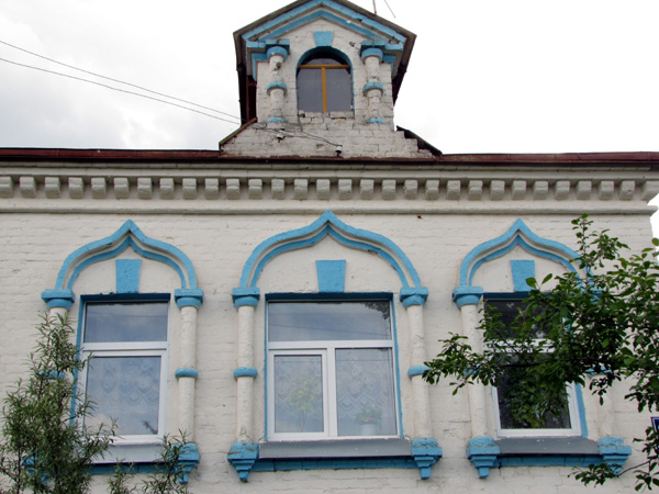 оформление зданий Нового села в Суздальском районе Владимирской области фото vgv