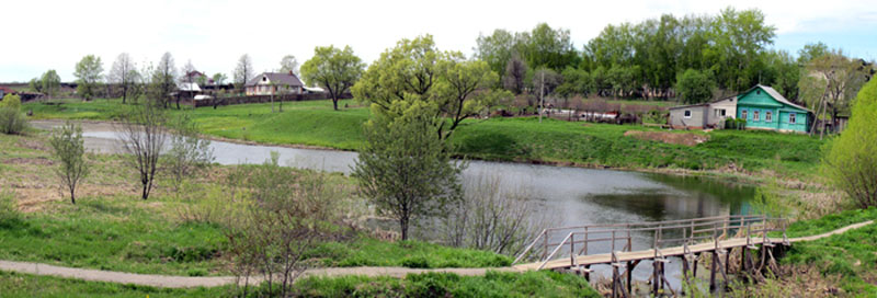 река Ченьдярёвка в селе Паловское в Суздальском районе Владимирской области фото vgv