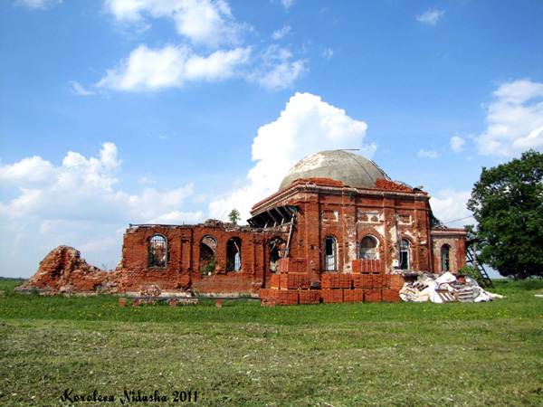 Неизвестная церковь XIX в. в Суздальском районе Владимирской области фото vgv