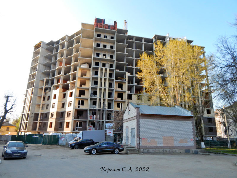 строительство дома 1 по 1-му Коллективной проезду в 2022 году во Владимире фото vgv