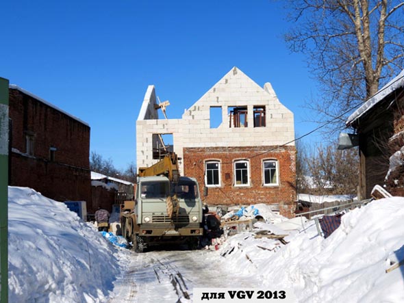 строительство дома 18а по ул.1-я Никольская 2013 г. во Владимире фото vgv