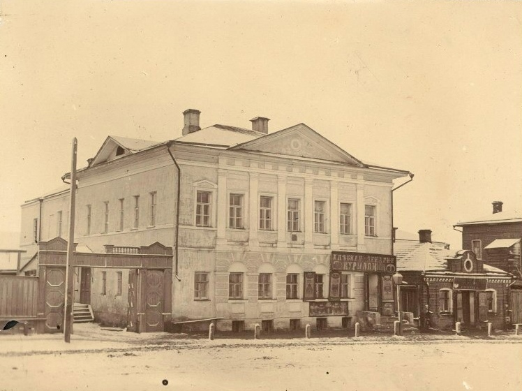 Дом Ворониных на Базарной площади фото начало XX века во Владимире фото vgv