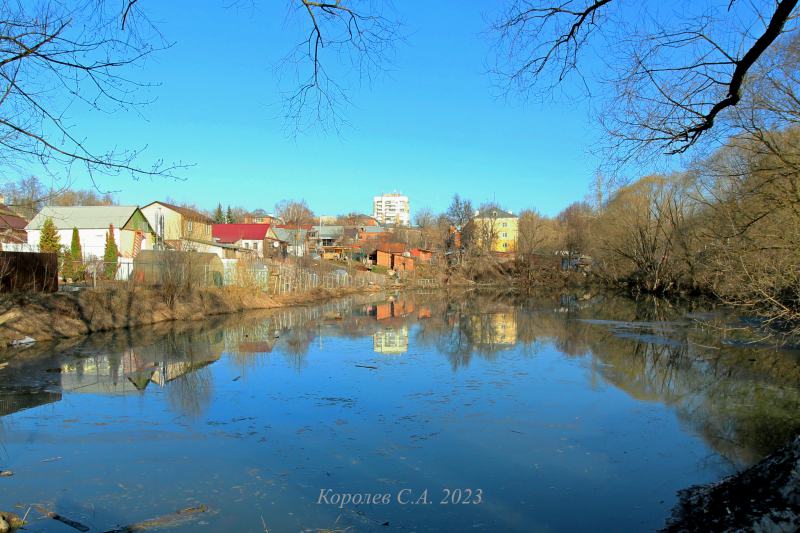 Добросельский пруд на улице Бабушкина расположен за домом N 19 во Владимире фото vgv