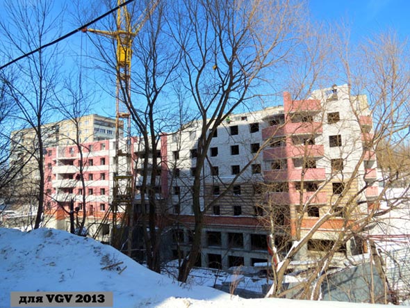 строительство дома 14б по ул.Белоконская 2012-2013 гг. во Владимире фото vgv