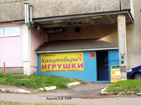  магазин канцтоваров и игрушек Муравьишка-3 во Владимире фото vgv
