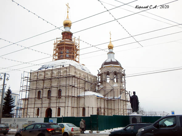 строительство Пятницкой церкви 2017-2021 гг. во Владимире фото vgv