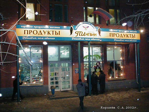 магазин продуктов «Пингвин» на Большой Нижегородской 81 во Владимире фото vgv
