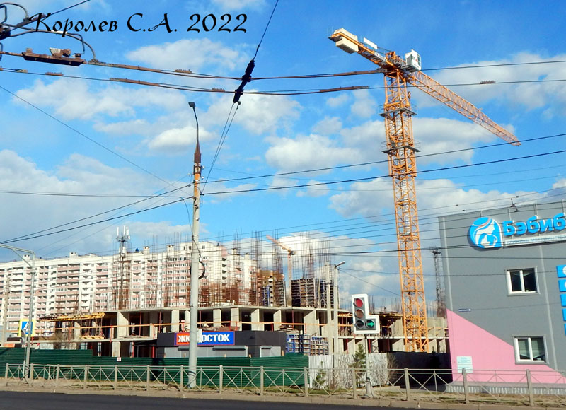 строительство ЖК Восток фото 2021-2023 гг на Добросельской 178 во Владимире фото vgv