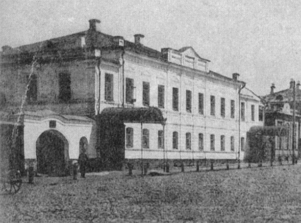 Вид дома 11 по ул. Дворянской до революции 1917 года во Владимире фото vgv