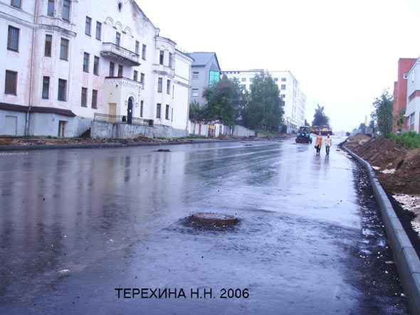Реконструкция ул. Дзержинского в 2006 году во Владимире фото vgv