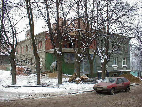 Строительство Итальянского Дома на ул. Дзержинского в 2001-2003 гг. во Владимире фото vgv