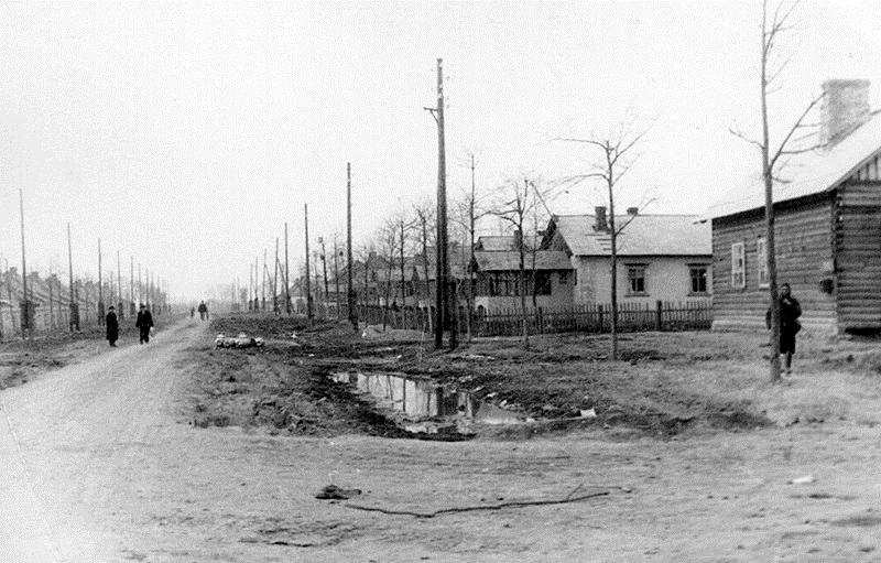 Вид улицы Энергетиков в 1955 году во Владимире фото vgv