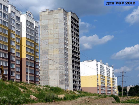 строительство дома 14 по ул. Фатьянова 2011-2012 гг. во Владимире фото vgv